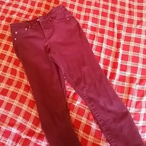 Maroon Jeggings